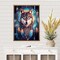 3D Wolf Diamond Painting Kit for Adults – DIY Dream Catcher Crystal Art, 12×16 Inch